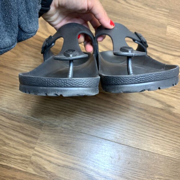 Birkenstock Gizeh Eva Thong Sandal Anthracite Gray Size 41 US Womens 10 Mens 8 - Picture 5 of 9